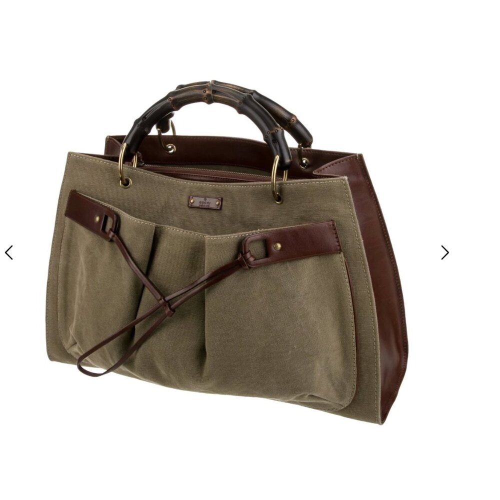 Gucci Vintage Bamboo Handbag
